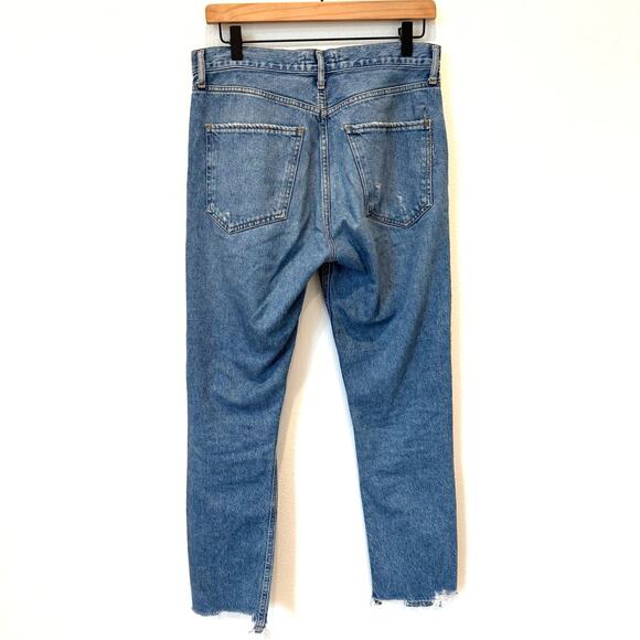 Agolde Jaime Distressed High Rise Denim Jeans Size 27 - Picture 13 of 13